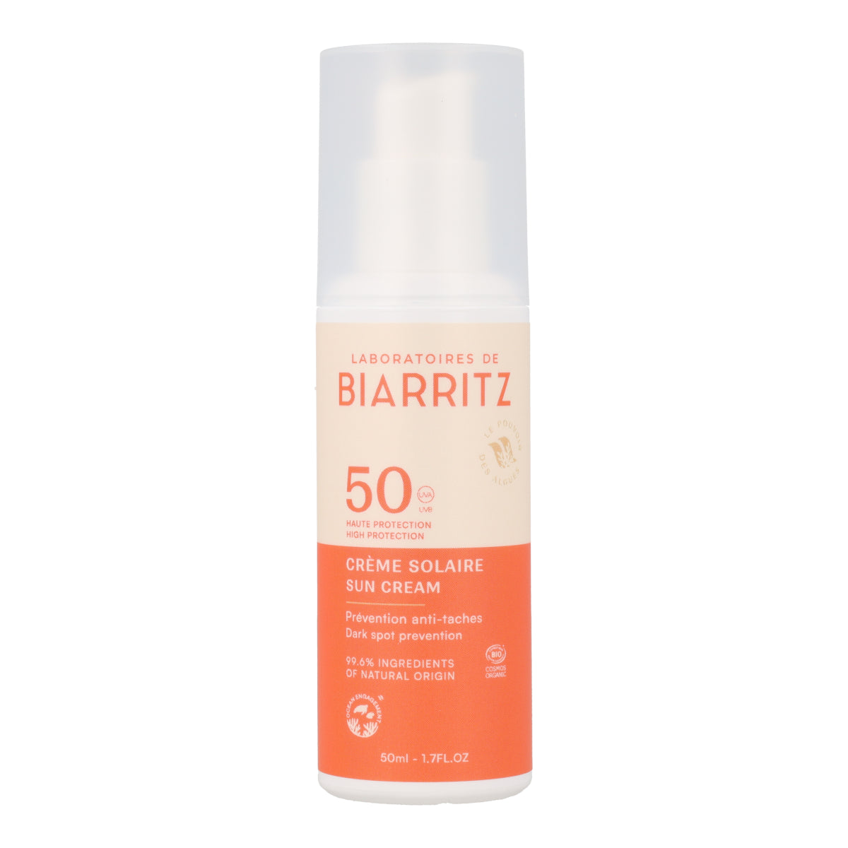 Crema solare viso SPF 50 Laboratorios Biarritz 50 ml