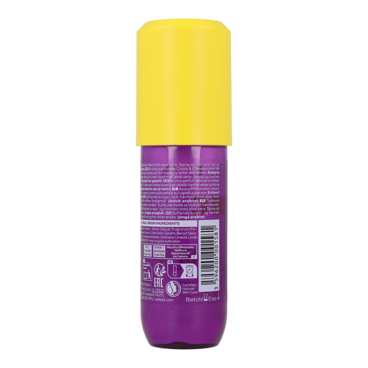 Bruma Perfumada Body&Hair Mystic Aura Weleda 95 ml