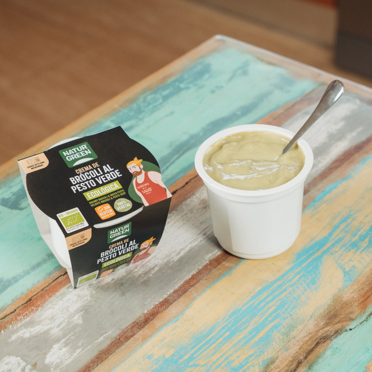 Crema di broccoli al pesto verde Naturgreen, 310 g
