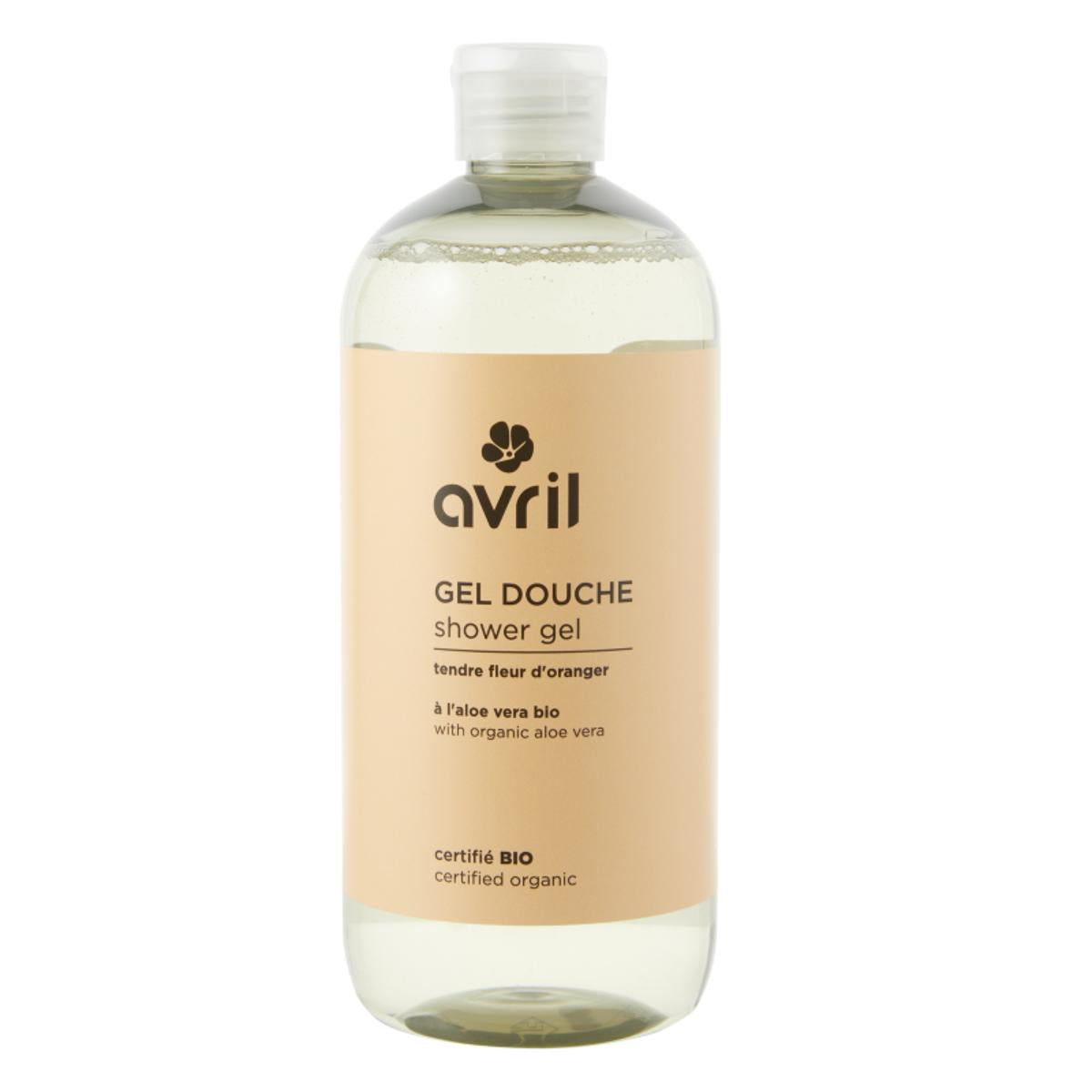 Gel de ducha BIO flor de naranja Avril 500 ml
