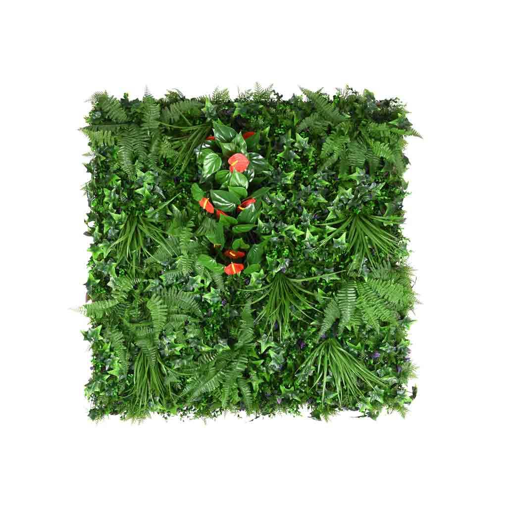 Jardín vertical sintético Tropical Faura 1x1 m