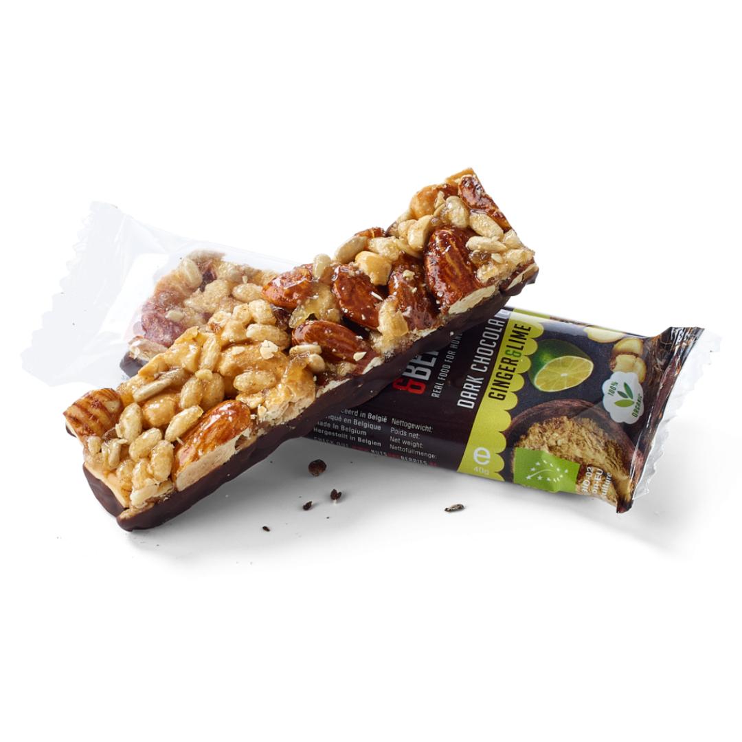 Barrita de Chocolate Negro con Jengibre Nuts&Berries 40gr
