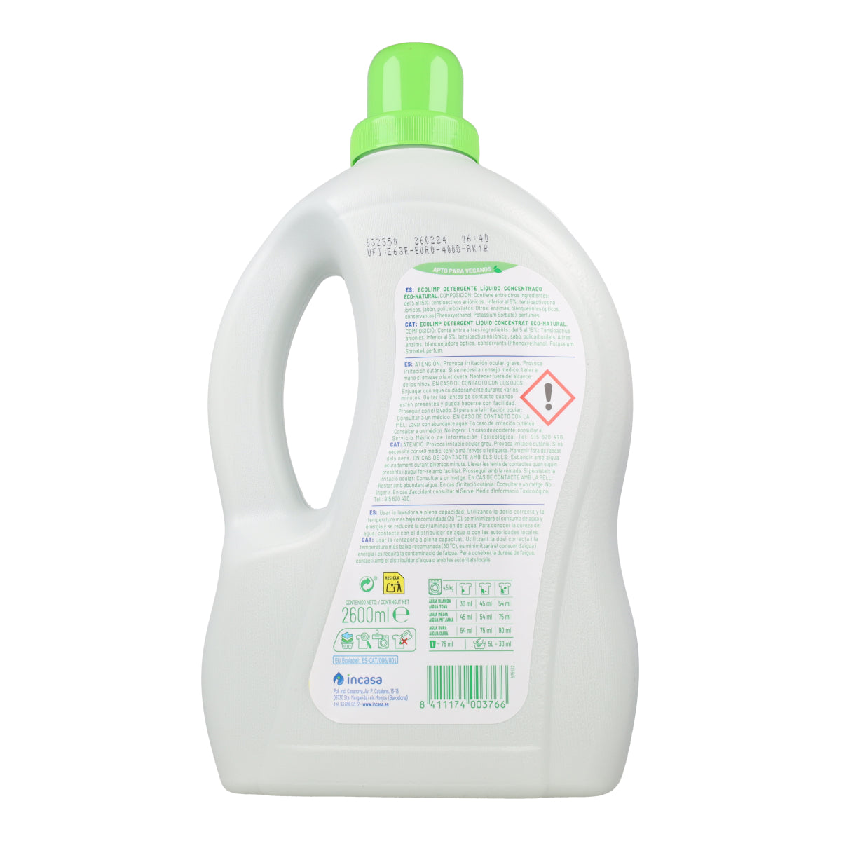 Detergente liquido normale Mimidu ECO 48 dosi
