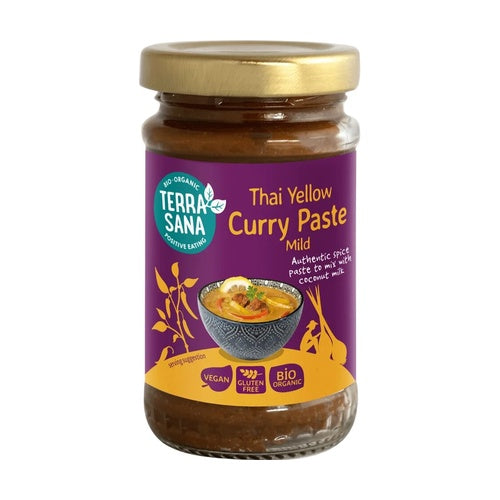 Pasta de curry amarillo tailandés Terrasana 120 g