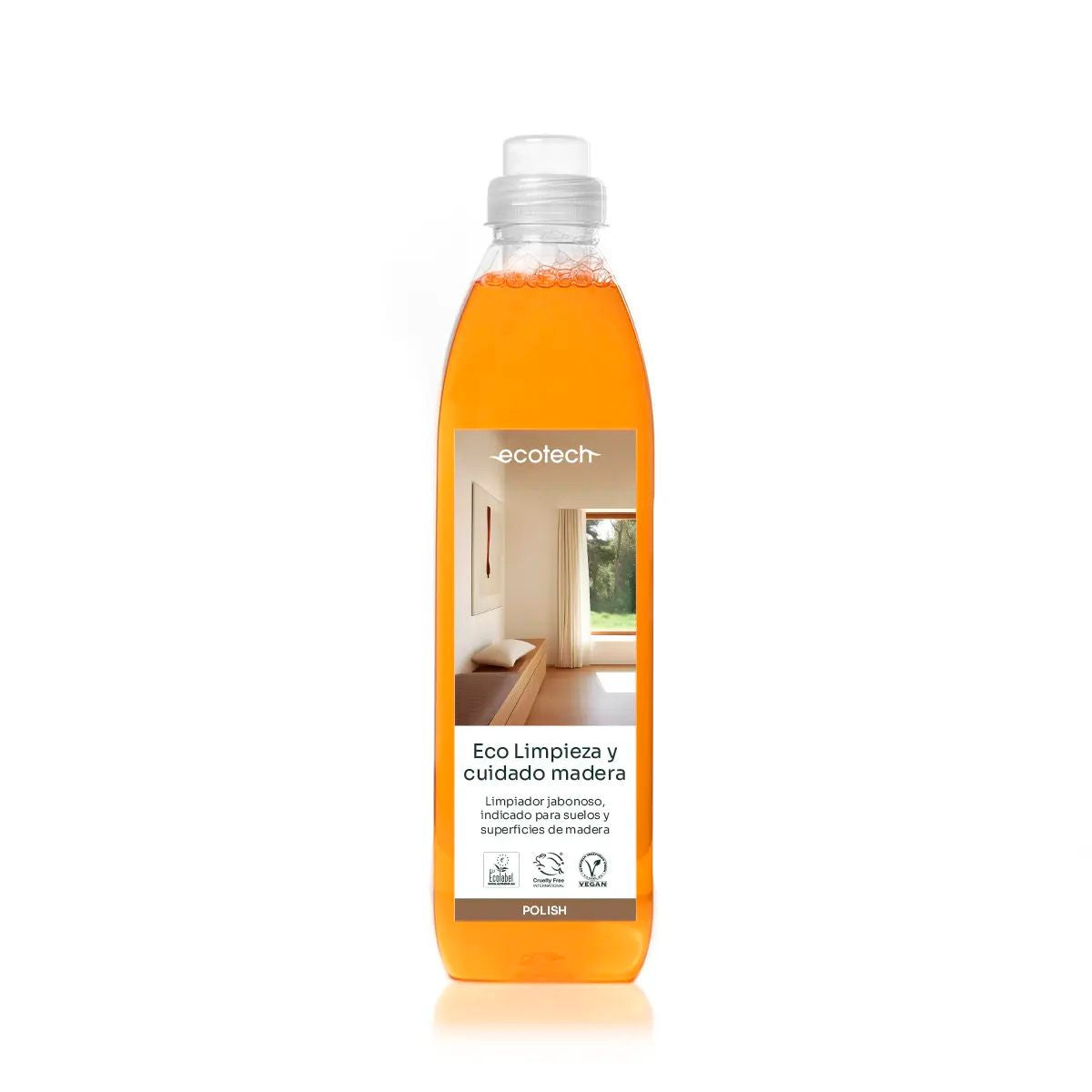Limpiador jabonoso madera Ecotech polish 1 L