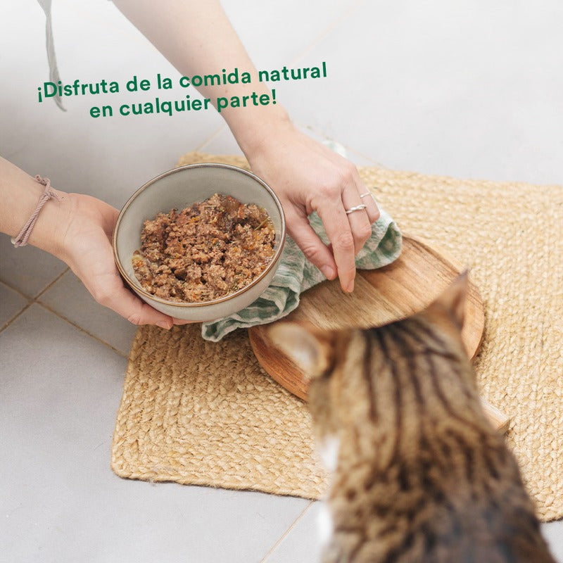 Lata de cerdo y verduras BARF para gatos Wild Balance 120 g