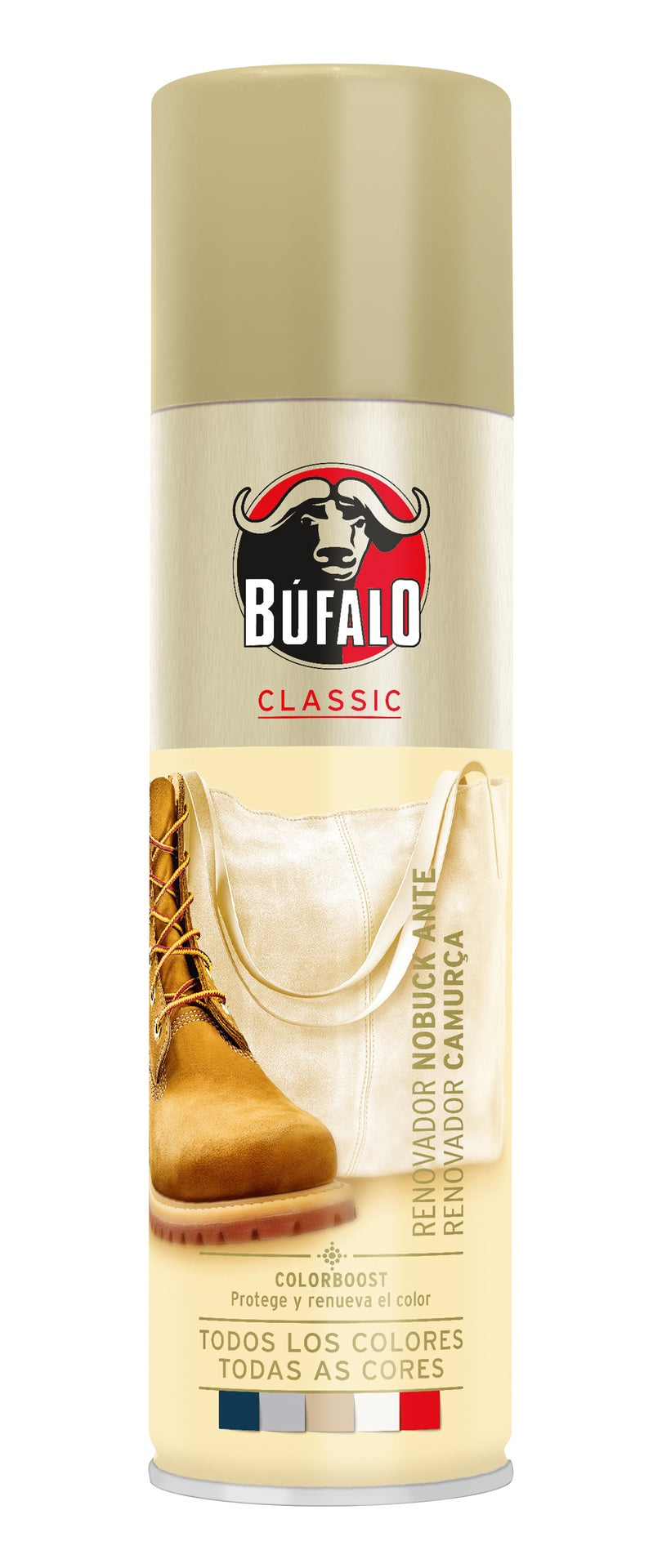 Spray Renovador Ante/Nubuck Incoloro Bufalo 250Ml