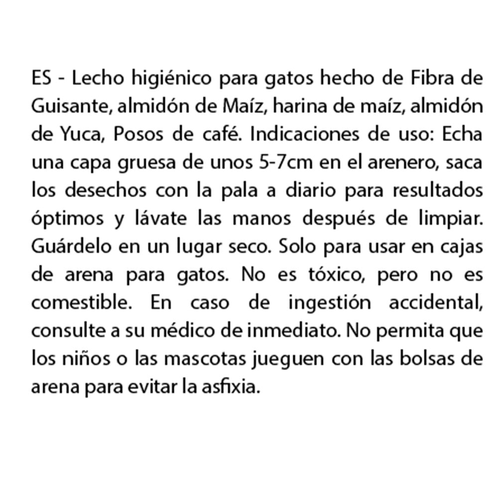 Kit Cat Arena Eco 2nd Chance - Coffee Beans (Natural) 2,5 Kg Semi di caffè, piselli e manioca