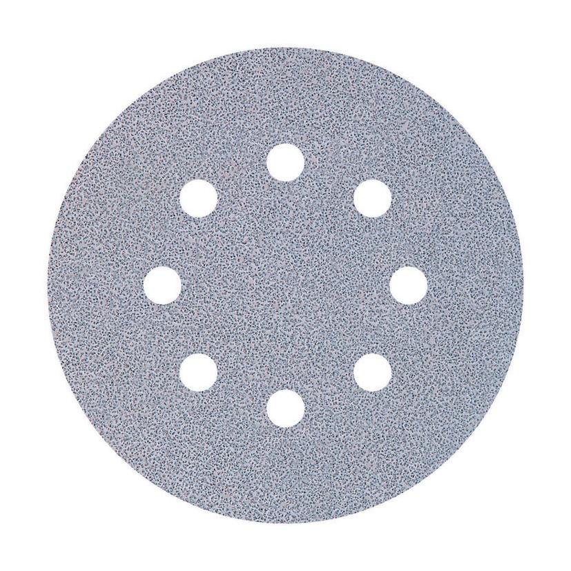 5 discos adhesivos de lijar para lijadoras excéntricas Ø 125 mm Wolfcraft Grano 60