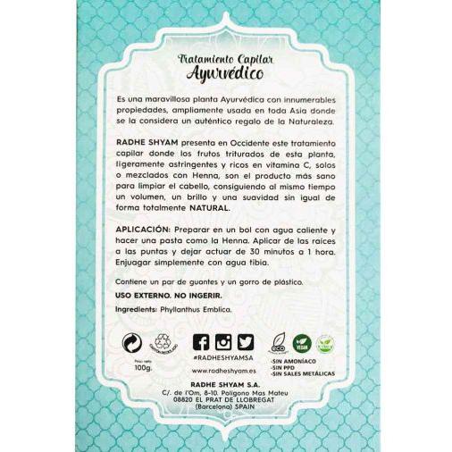 Champú Ayurvédico Amla Rhade Shyam