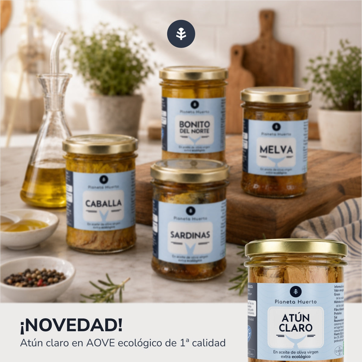 Sardine in olio d'oliva ECO Planeta Huerto 190 g