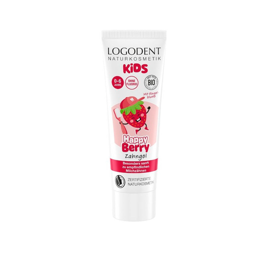 Dentifricio alla fragola per bambini Logona 50 ml