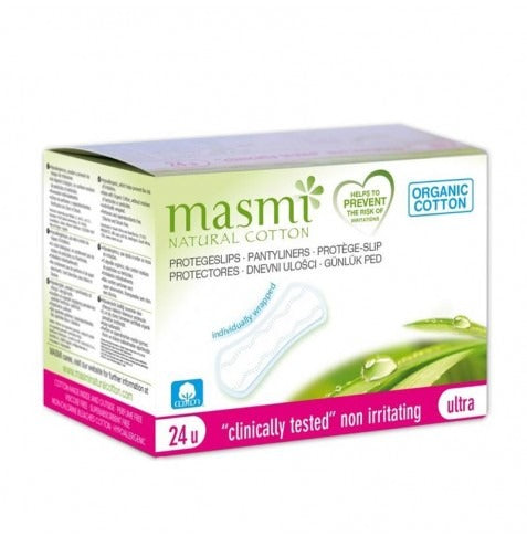 Protegeslip ultrafino 100% algodón ECO Masmi 24 Uds