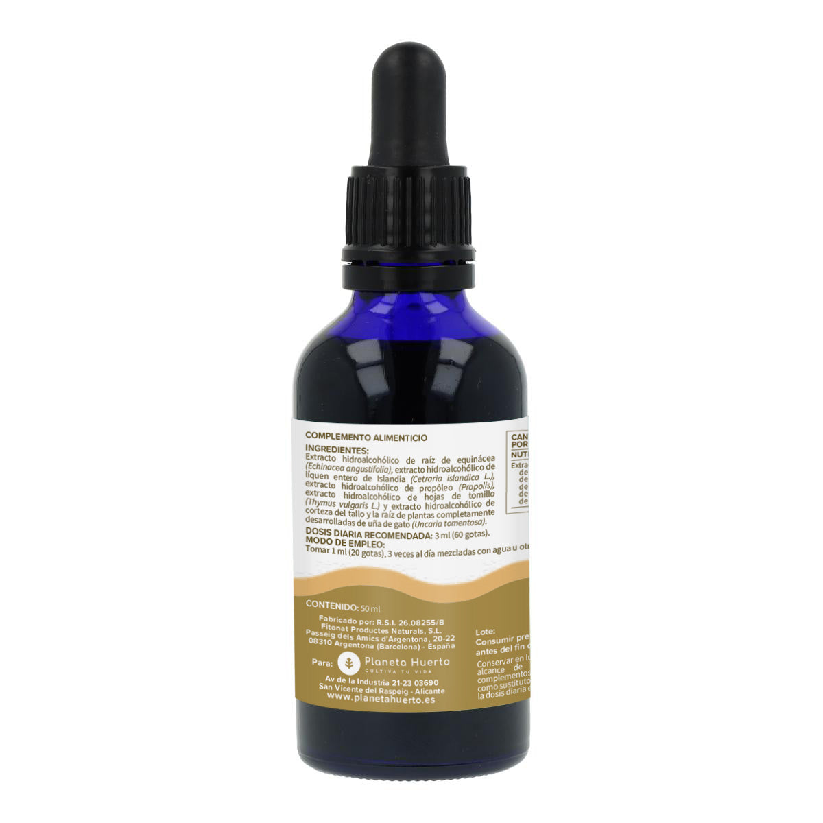 Inmunodefen propóleo + equinácea Planeta Huerto 50 ml