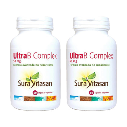 Pack 2x Ultra B Complex (Formula Coenzimada) 60 Cápsulas Sura Vitasan