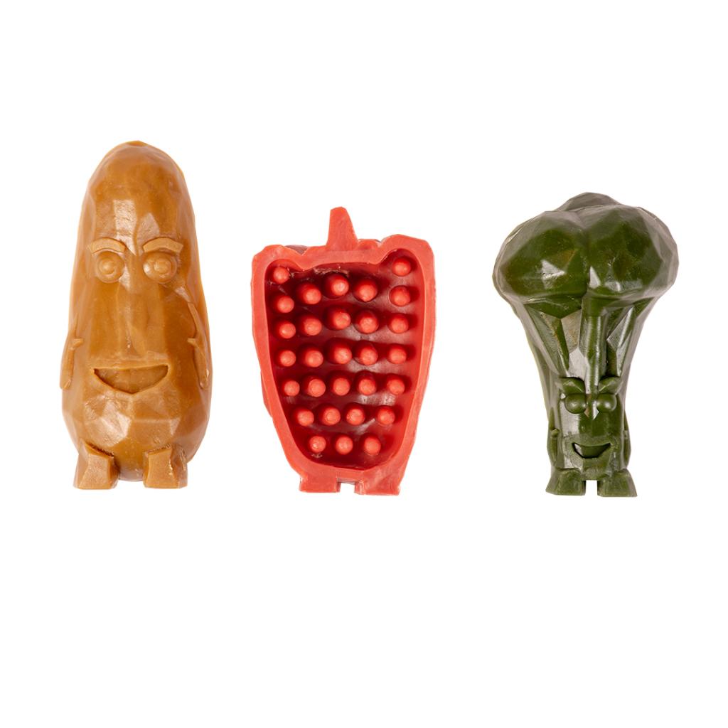 Garden Bites Veggie Friends Snack para perros S 18 uds Duvo