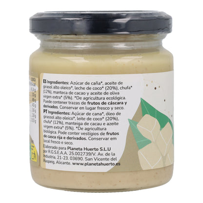 Crema vegana al cioccolato bianco ECO Planeta Huerto 230 g