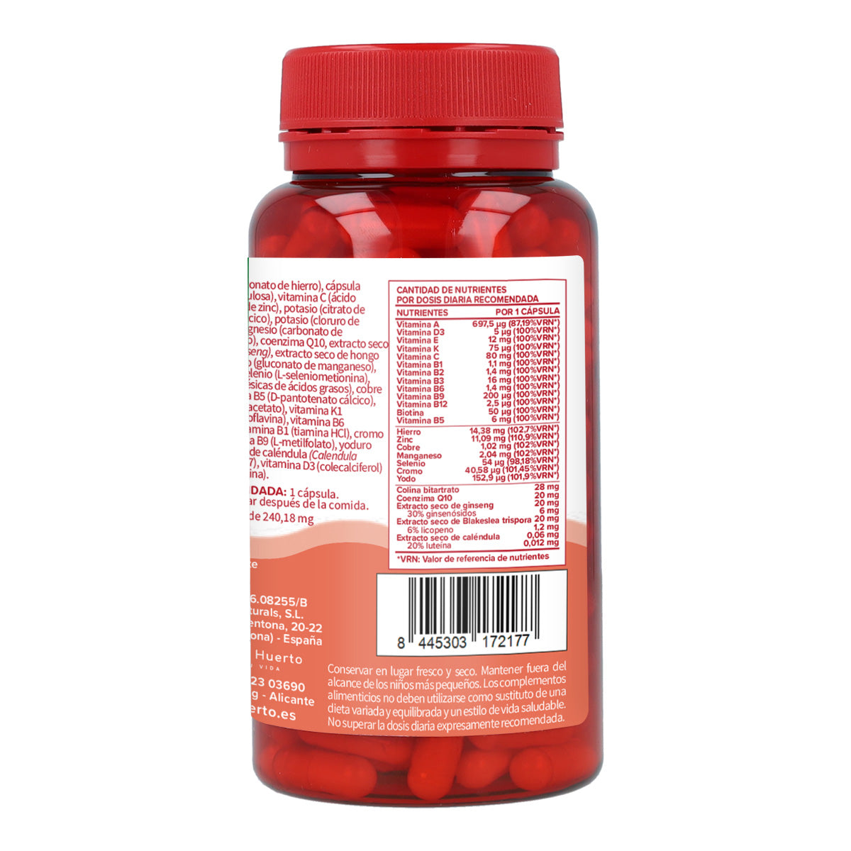 Pack 2x Multivitamin Complex Planeta Huerto 60 cápsulas