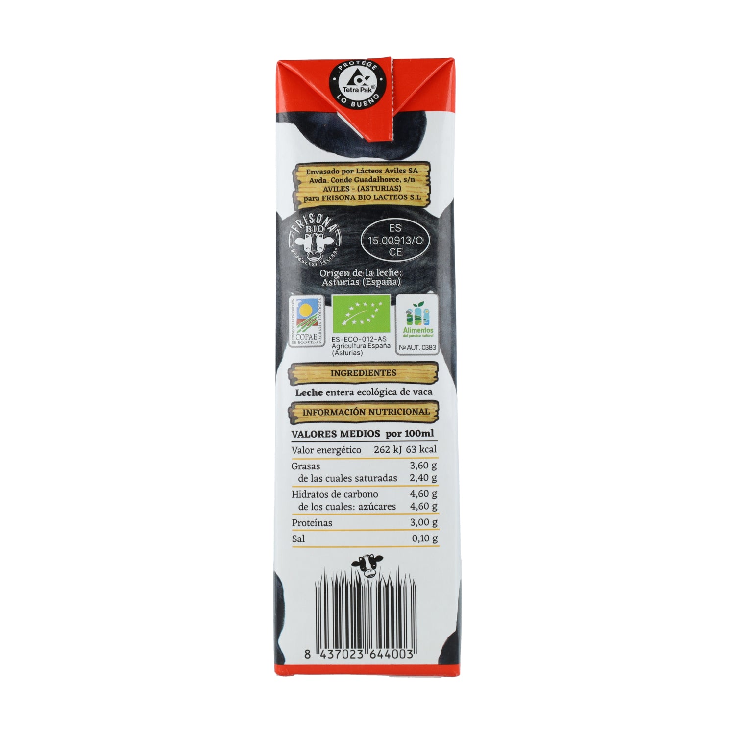 Latte intero Frisona Bio 1L