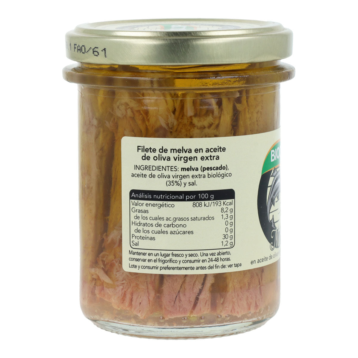 Filetti di melva in scatola Bio Biocop 195 g