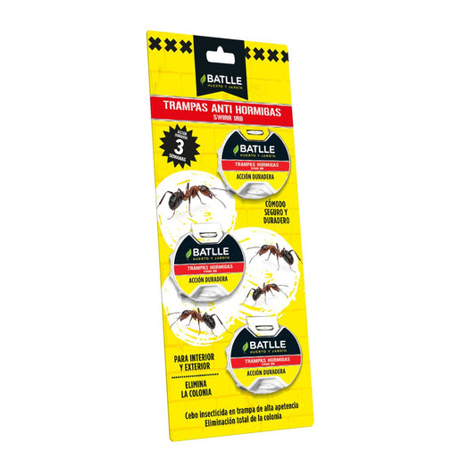 Pack Trampas Anti Hormigas 3 uds Batlle
