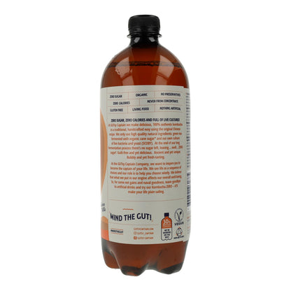Captain Kombucha Zero Jengibre y Limón Bio 1 L
