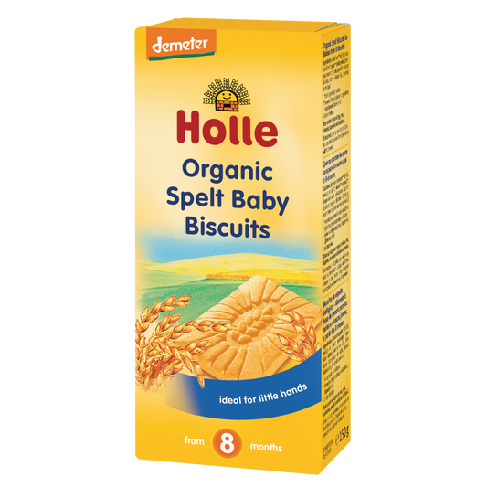 Biscotti biologici di farro per bambini (a partire dall'8° mese), Holle, 150 g