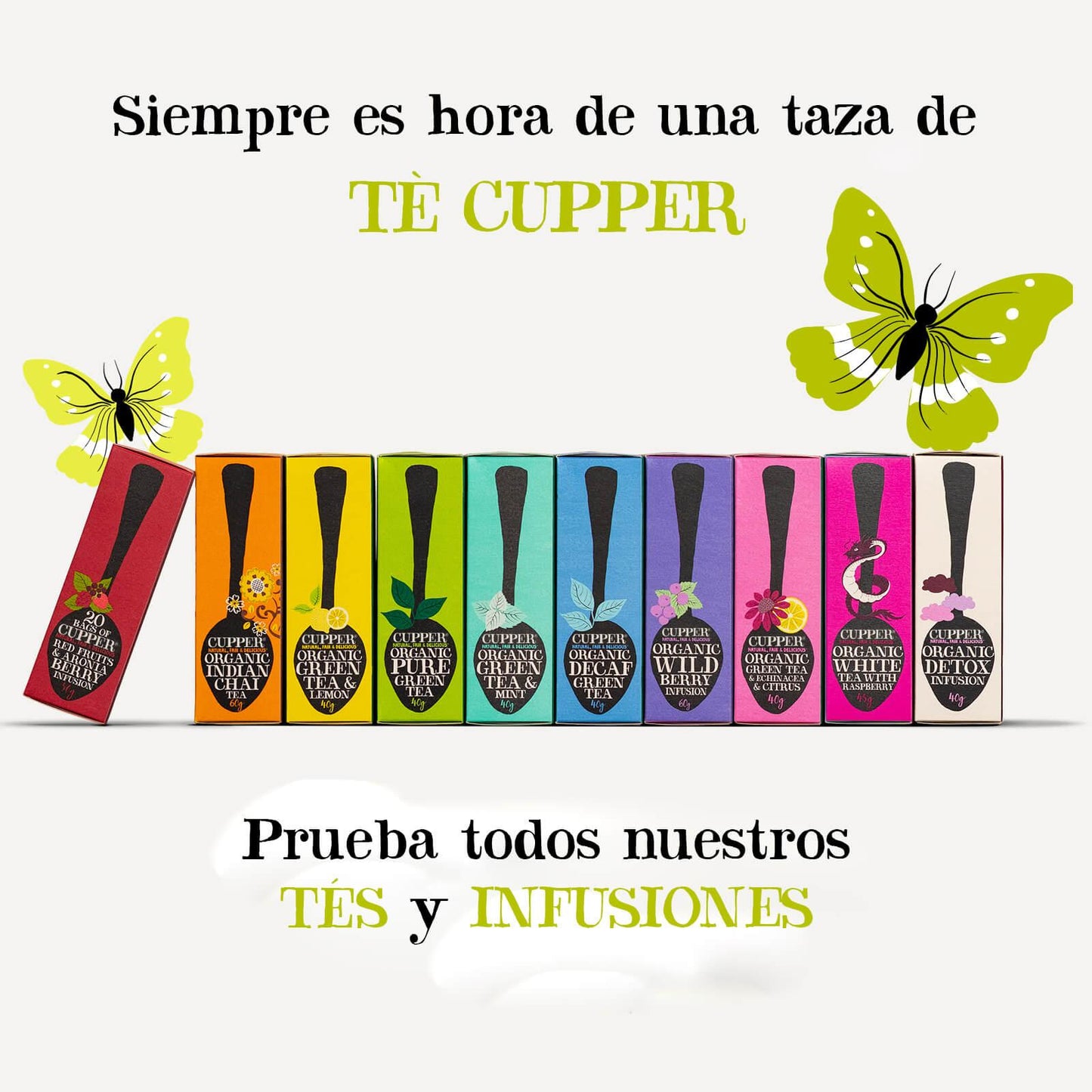 Té Blanco con Naranja Bio Cupper 20 bolsitas