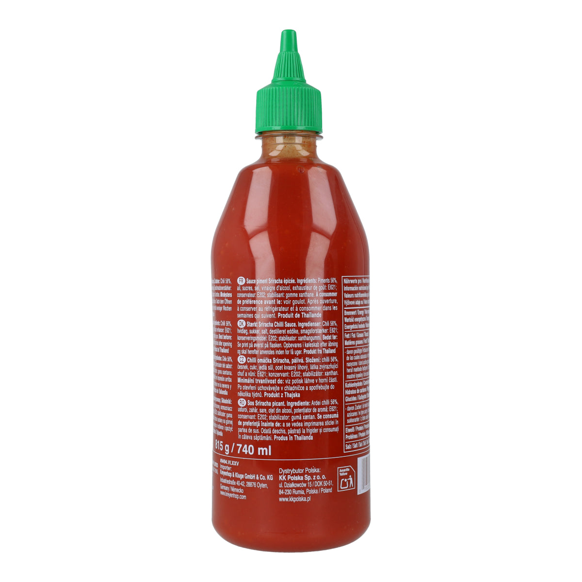 Salsa Sriracha al peperoncino tradizionale senza glutammato monosodico Uni-Eagle 815 g – Piccante cremosa in stile tailandese