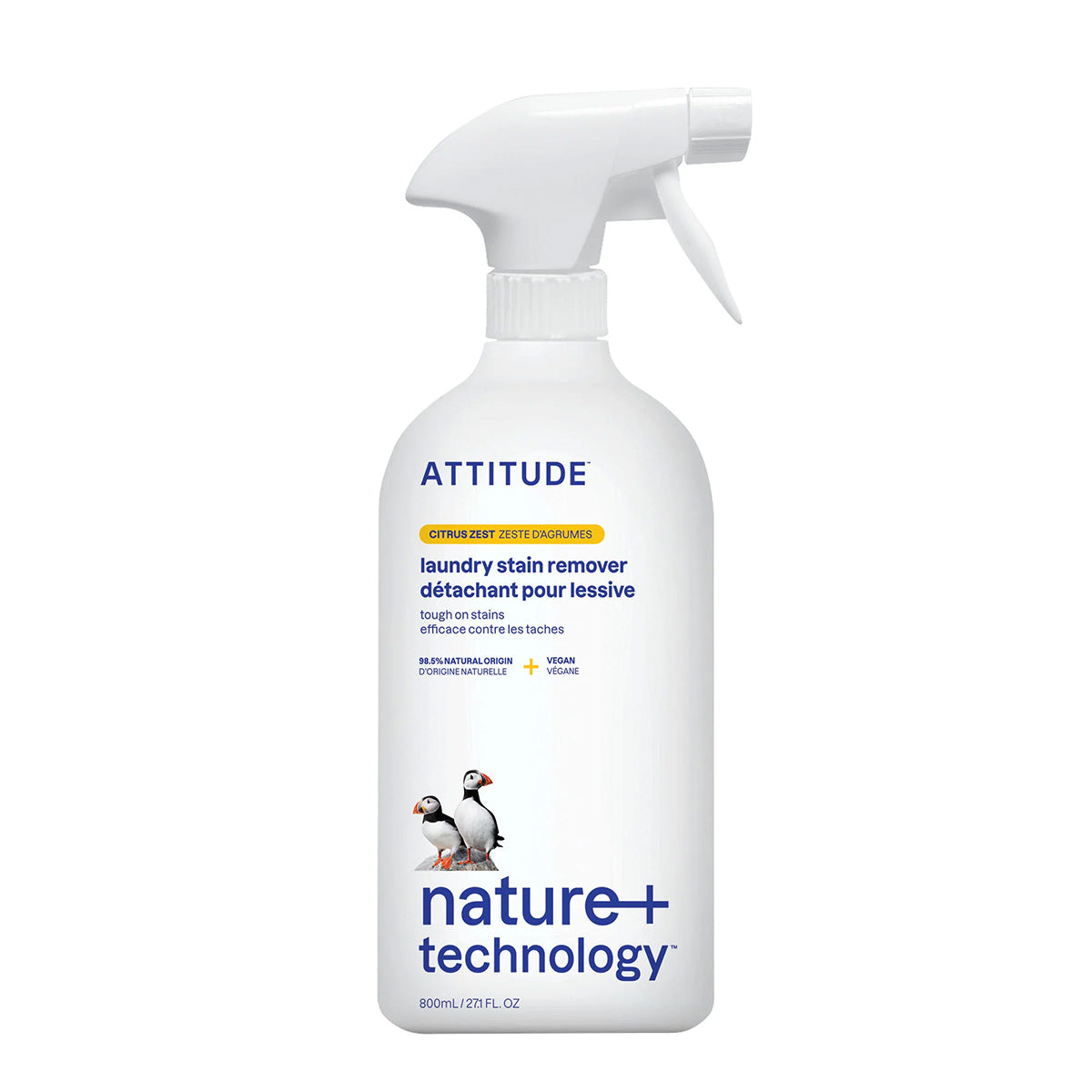 Quitamanchas ropa  cítricos Attitude spray 800 ml