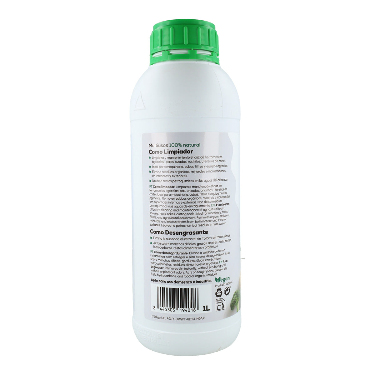 Jabón potásico Negro Planeta Huerto 1 L