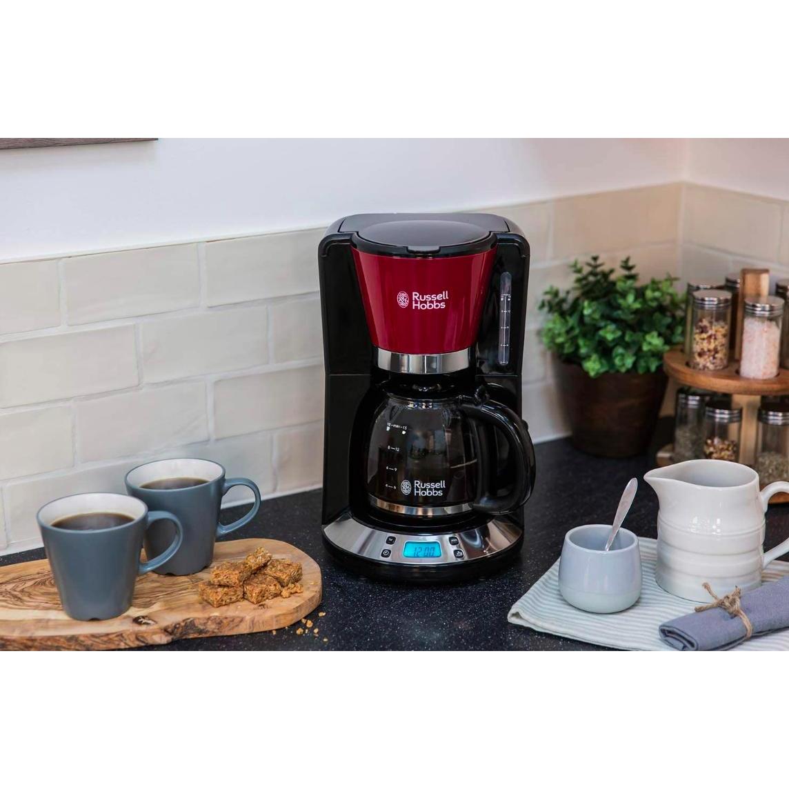 Cafetera Colours Plus Roja 1,25L Russell Hobbs