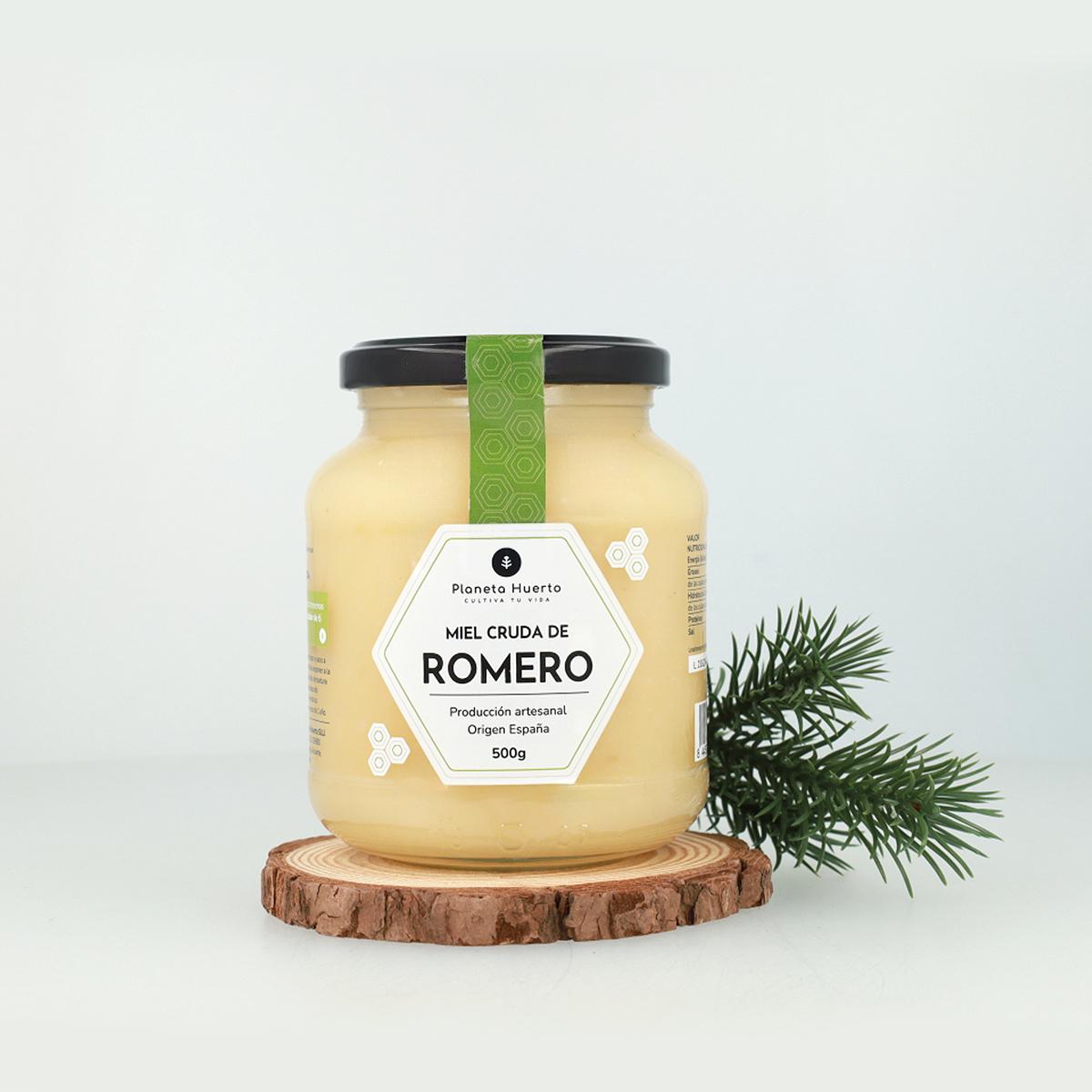 Miel Cruda de Romero Planeta Huerto 500 gr