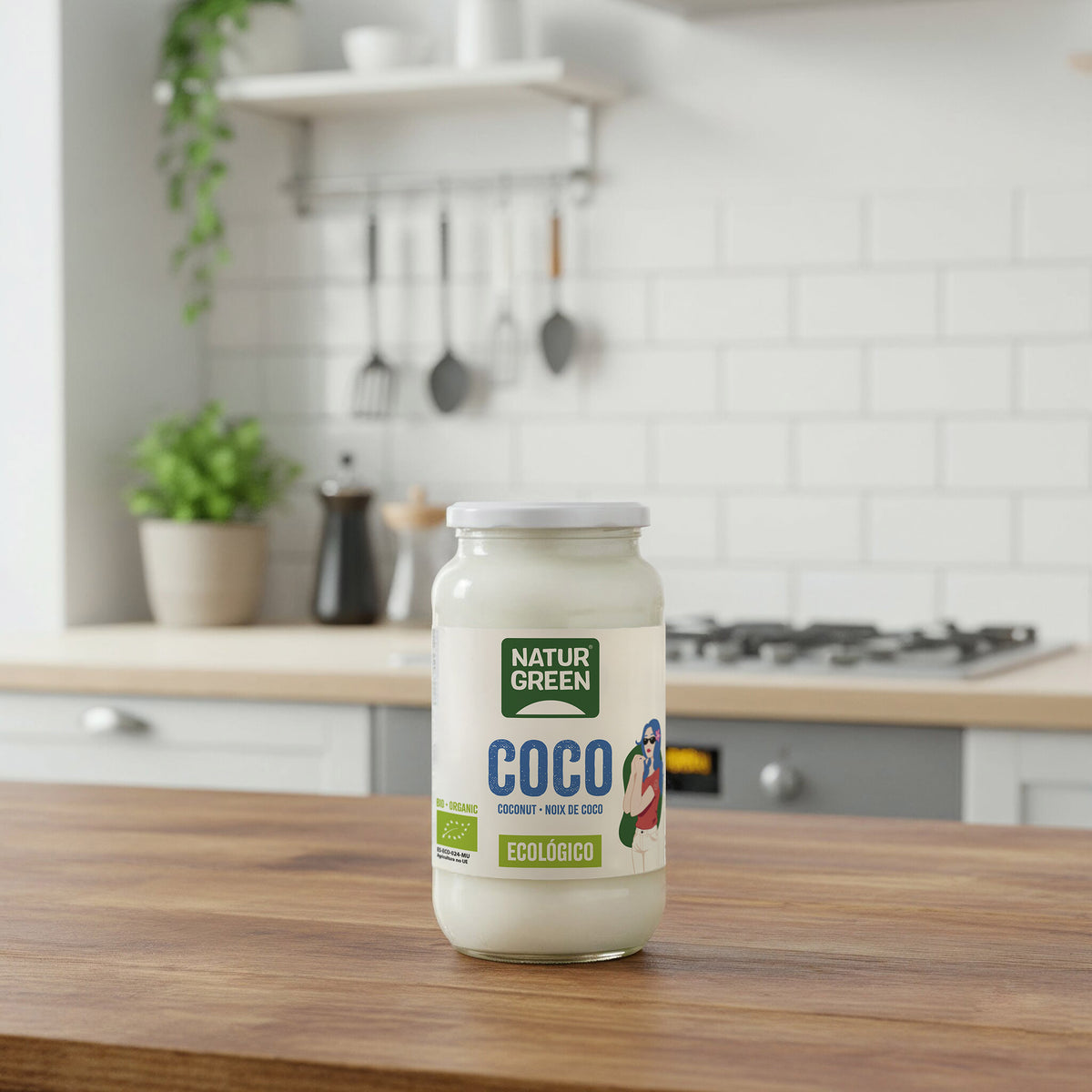 Grasso di cocco biologico NaturGreen 800 g