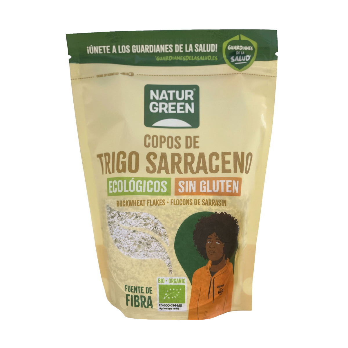 Fiocchi di grano saraceno BIO senza glutine Naturgreen, 250 g