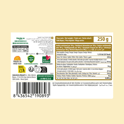 Confezioni da 2 confezioni di fiocchi di grano saraceno biologico senza glutine Naturgreen 2 confezioni da 250 g