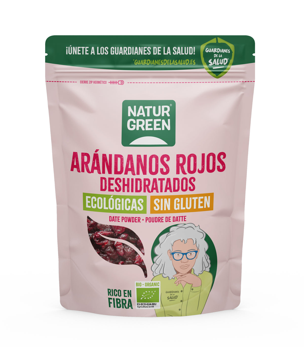 Mirtilli rossi disidratati biologici Naturgreen 125 g