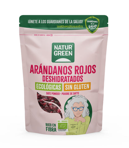 Mirtilli rossi disidratati biologici Naturgreen 125 g