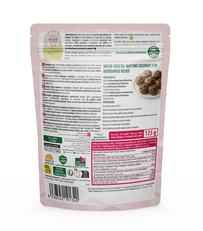 Mirtilli rossi disidratati biologici Naturgreen 125 g