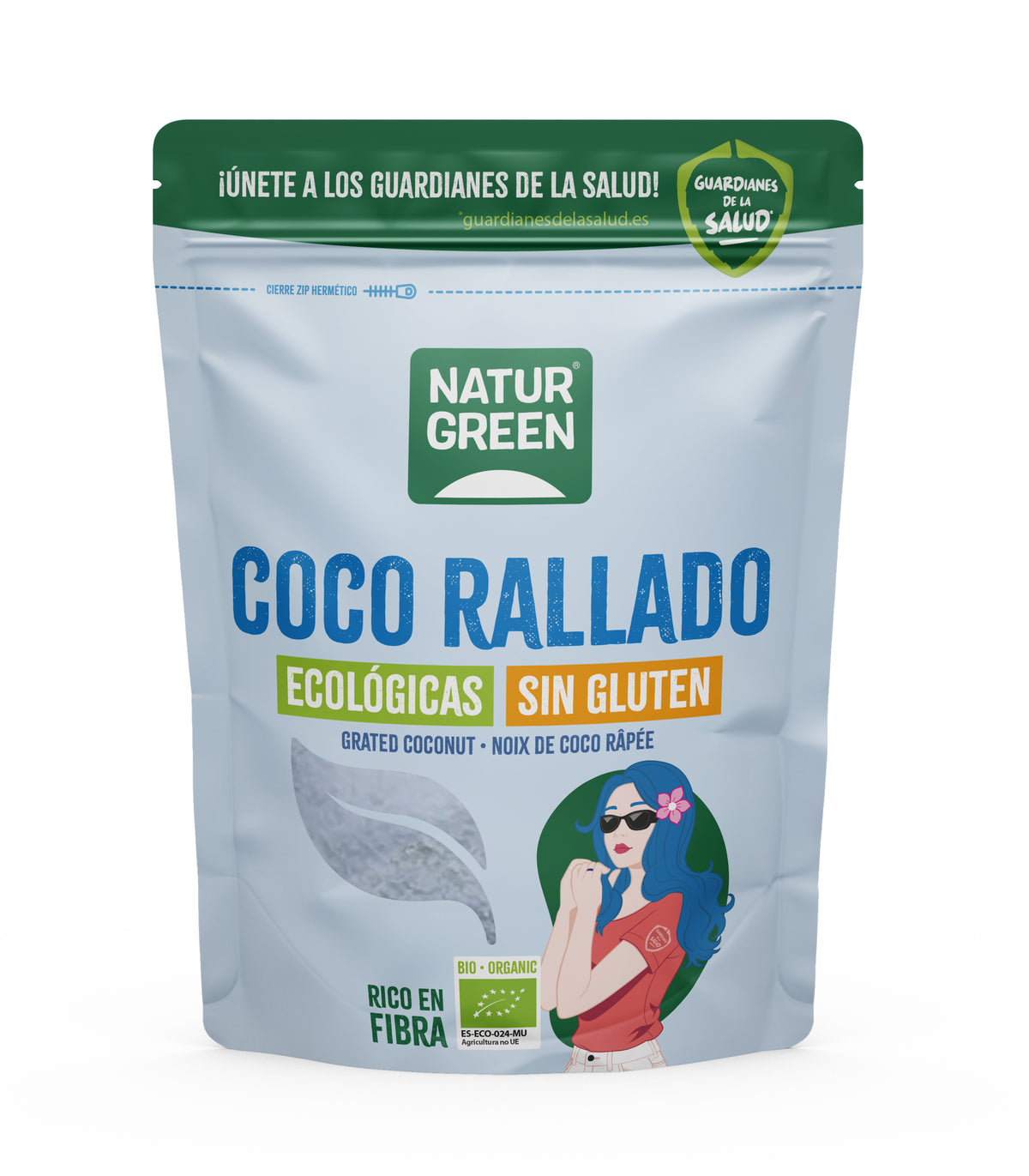 Cocco grattugiato biologico Naturgreen 125 g