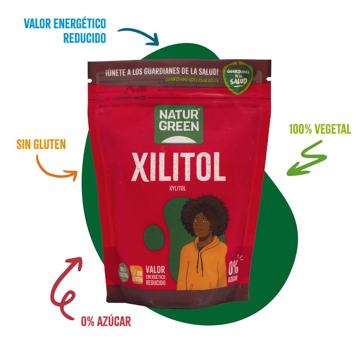 Xilitolo zucchero di betulla Naturgreen 500 g