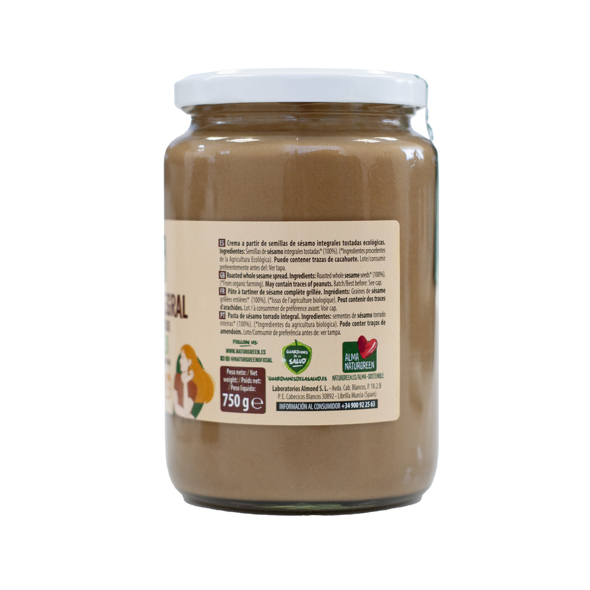 Tahin tostato Naturgreen 800 g