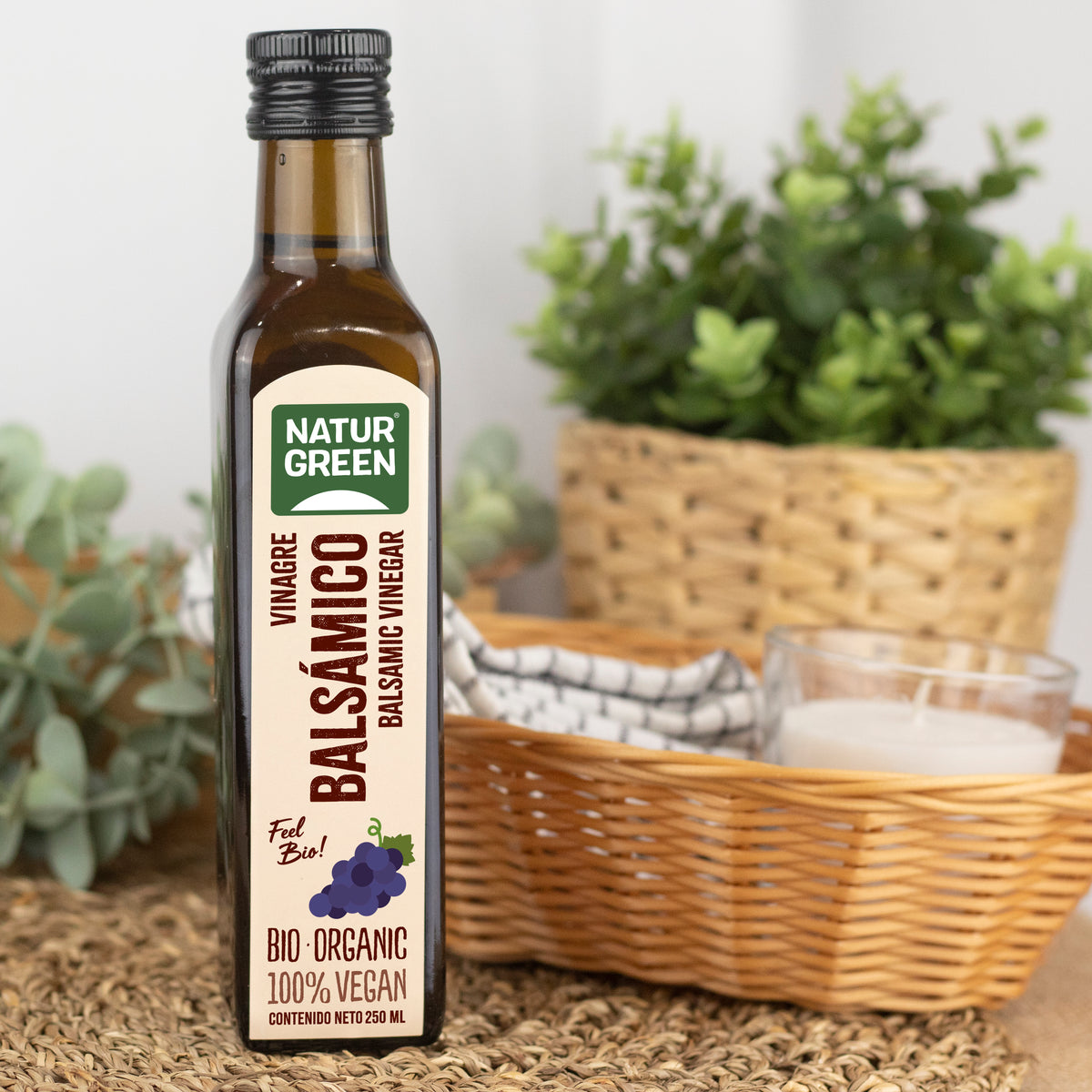 Aceto balsamico biologico NaturGreen, 250 ml