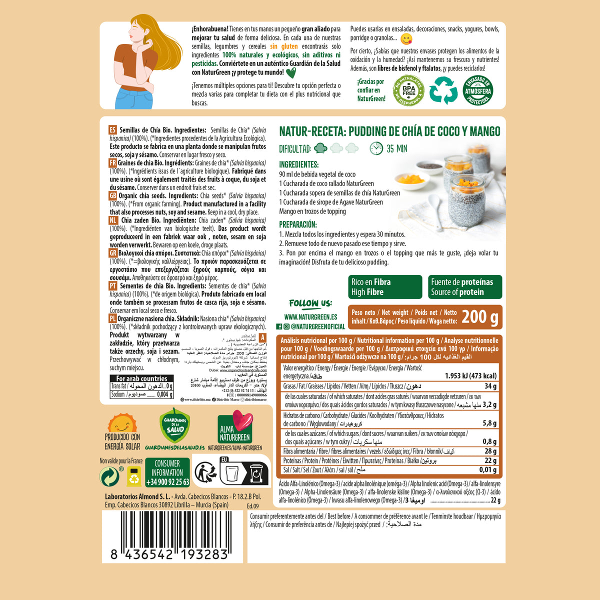 Semi di chia biologici NaturGreen 200 g