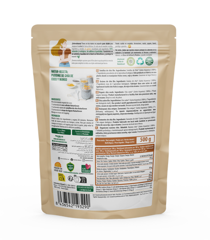 Semi di chia biologici, NaturGreen, 500 g