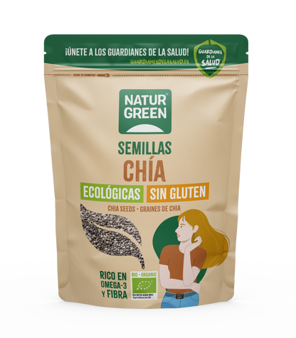 Semi di chia biologici, NaturGreen, 500 g