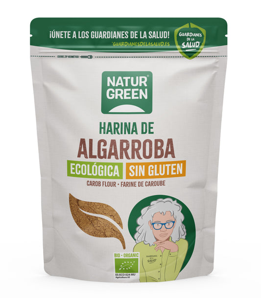 Farina di carruba biologica senza glutine NaturGreen 500 g