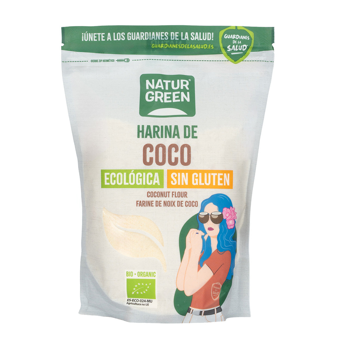 Farina di cocco biologica senza glutine NaturGreen 500 g