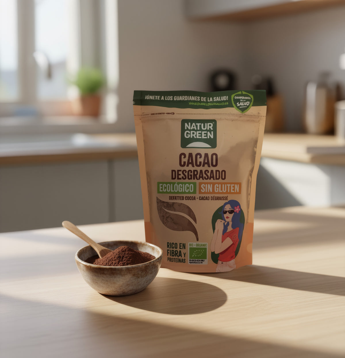 Cacao sgrassato Bio Naturgreen 225 g