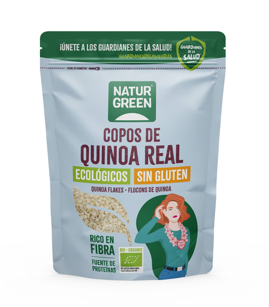 Fiocchi di quinoa reale biologica senza glutine NaturGreen 200 g